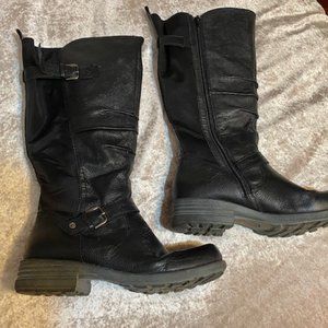 Earth Origins wide calf boots 9 black